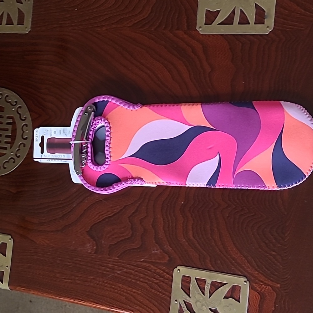 Wine Bottle Carrier Bag & Corkscrew